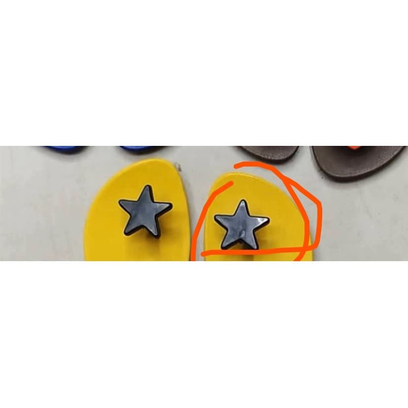 MOOCHUU Tailândia Chinelos Acessórios Estrela Arco Par Cabelo