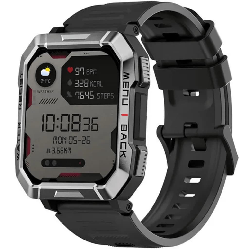 Blackview W60 – Smartwatch Bluetooth – Preto – Com Pulseira
