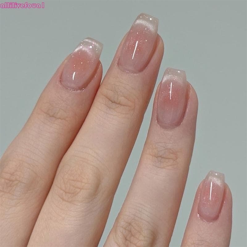allilivefoua1 Pressione Prego Quadrado Design Busher Olho Gato Vara Colas Unhas Acrílica