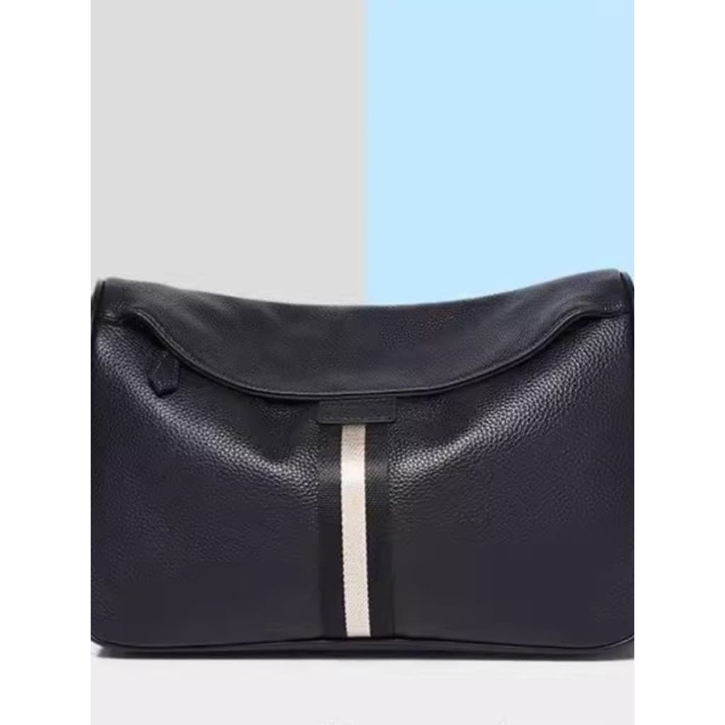Bolsa de ombro de couro masculina, bolsa Casual de negócios de alta qualidade, bolsa de ombro masculina da moda, d