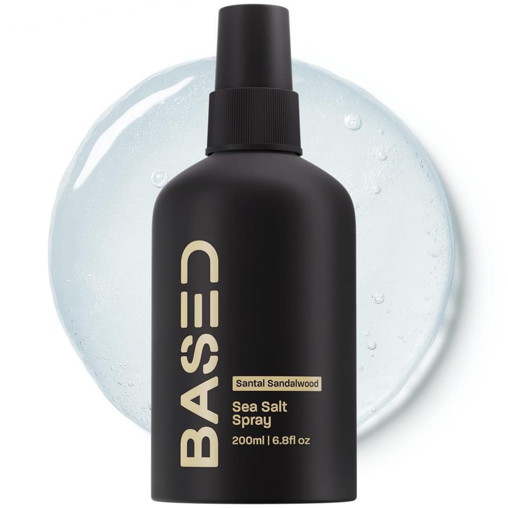 BASEDSeaSaltSaltSpray, Finalizador de Sal Marinho para Cabelo, volumizador e de textura fina, enriquecido com alga