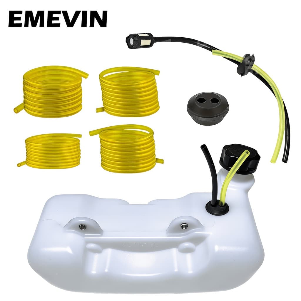 EMEVIN-um conjunto de 7 tanques de combustível e acessórios para tubos de combustível, incluindo 4 peças de tubos de com