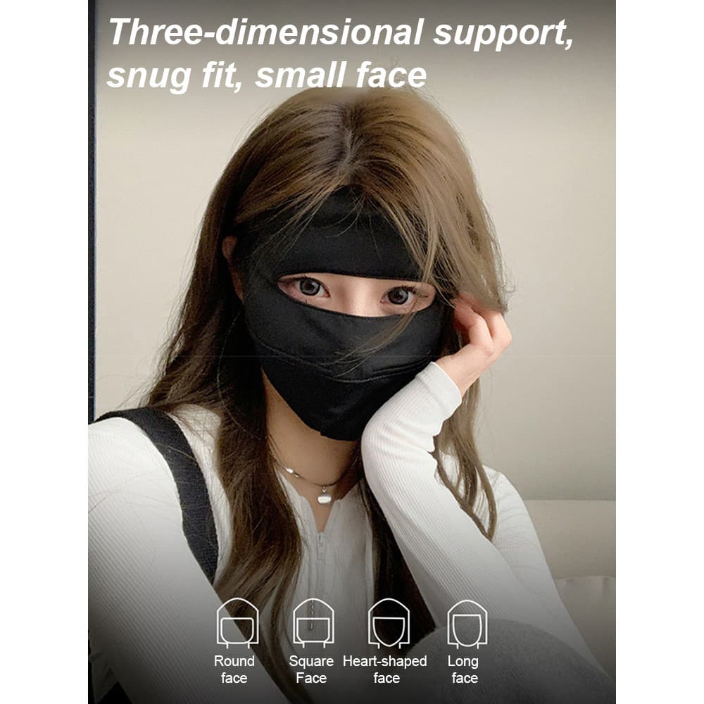 【Ultra Respirável】[Leve e Confortável] Máscara/Face Inteira/Proteção Solar/UV/Esportes ao Ar Livre