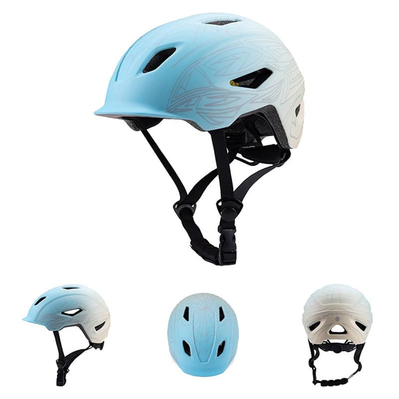 [Estoque pronto] Capacete infantil de aba pequena para bicicleta e skate, peça única, leve, esportivo, roda de equilíbri