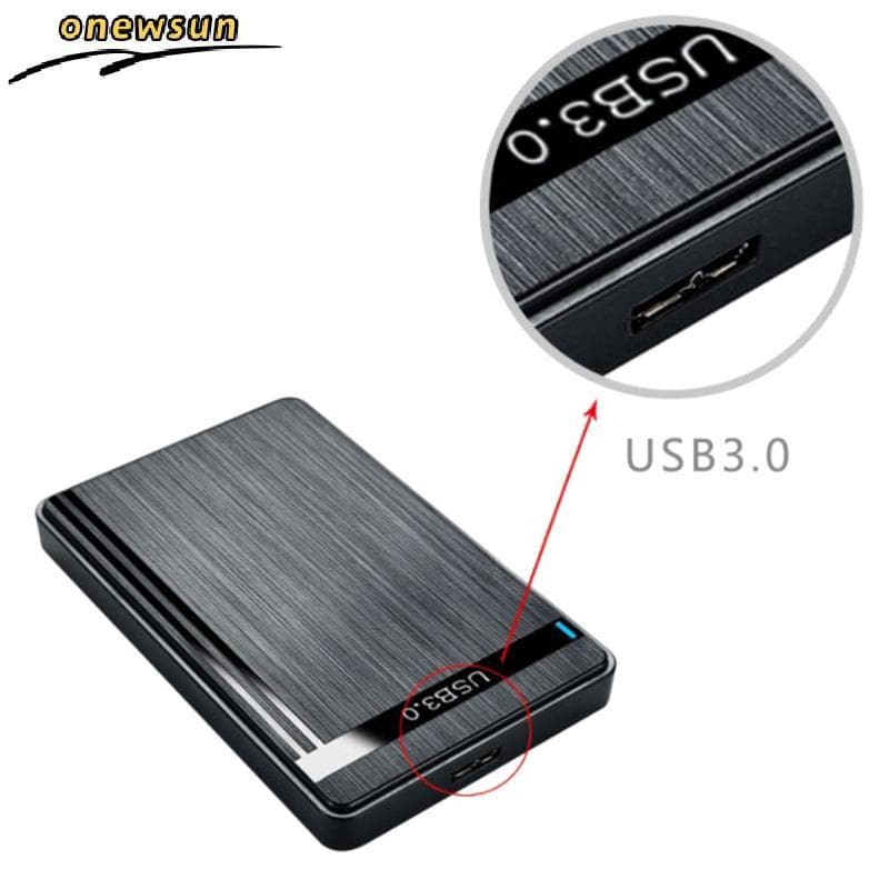 2.5 Polegada Caixa De Disco Rígido De Estado Sólido Externo USB3.0 SSD Caso Plug And Play De Alta Velocidade Para Notebo