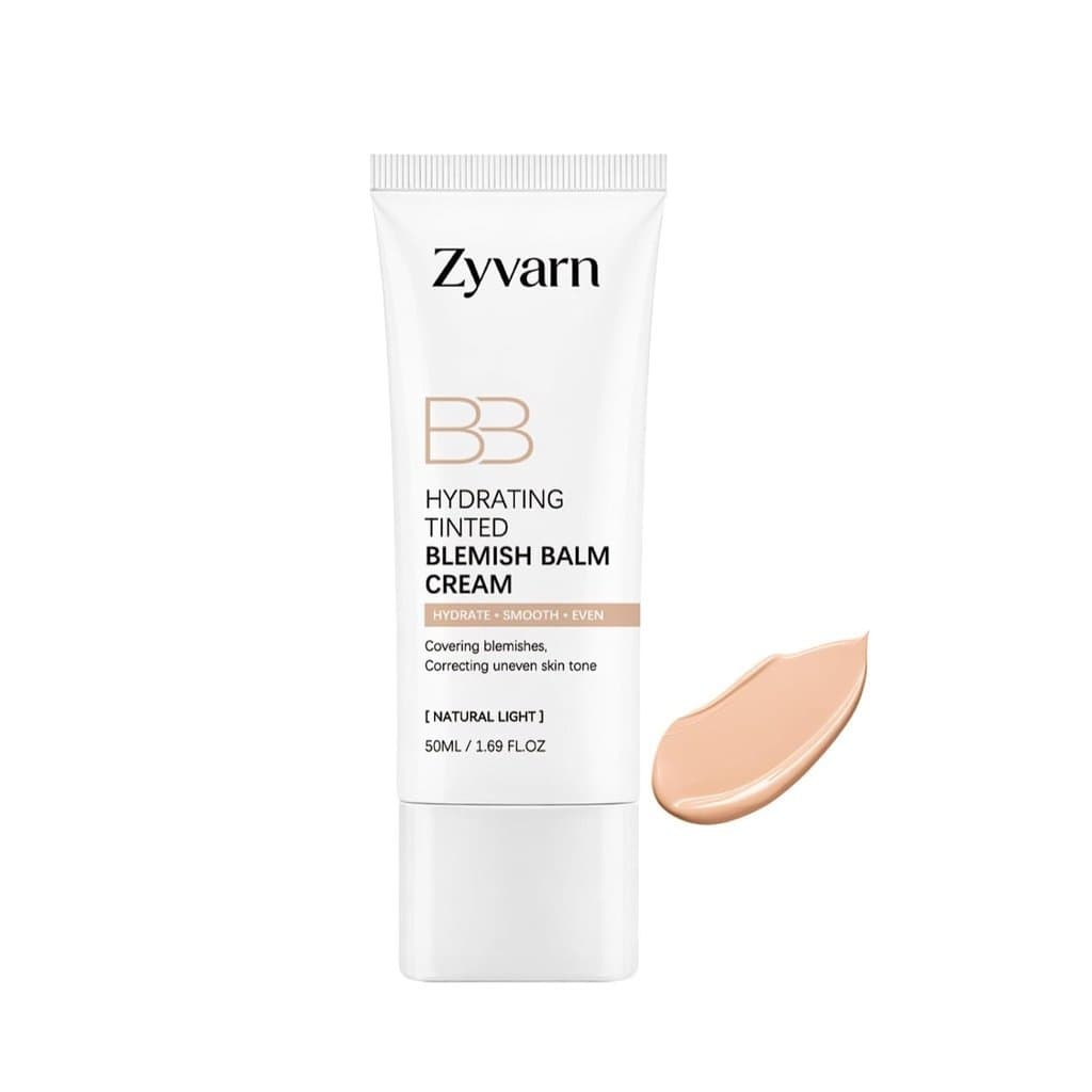 Creme BB Hidratante, Tom Natural Claro - Bálsamo Corante para Cobertura e Uniformização do Tom da Pele, Hidratante Leve