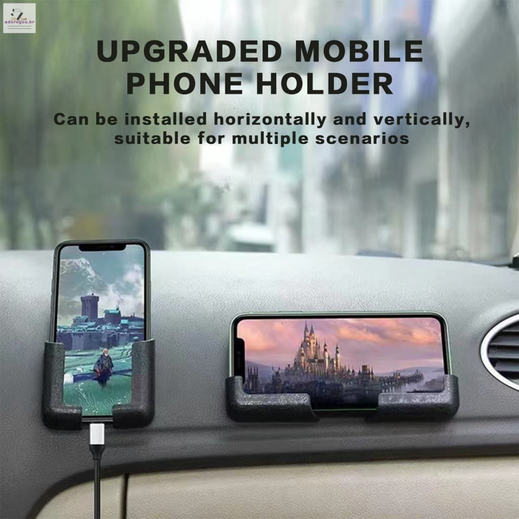 Suporte Para Telefone Carro-5 Cores Autoadesivo Painel , Quarto , Banheiro