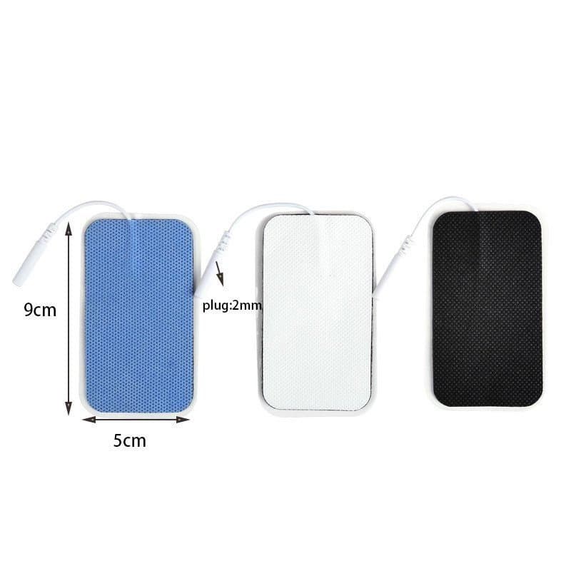 Eletrodos Autoadesivos EMS para Estimulador Muscular, Substituição Condutiva para Fisioterapia, Massajador e Terapia de