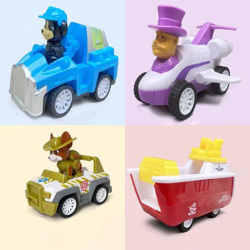 Brinquedos Educativos para Carros Novos PAW Patrol Carro de Fricção Rex Sr. Han Tracker Modelo Infantil 3841