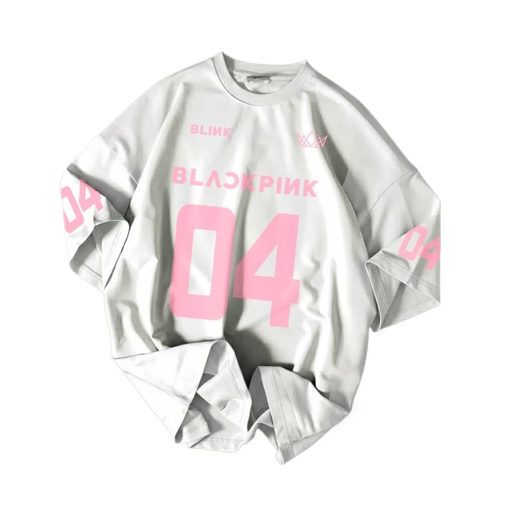Camiseta Oversized Blackpink Blink Moda Coreana Streetwear Unissex