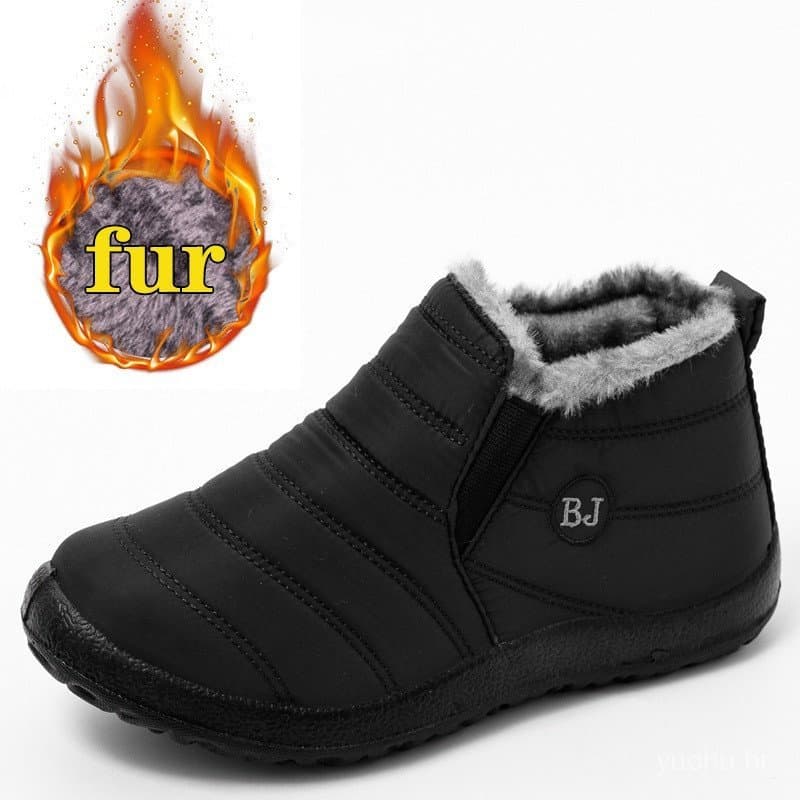 Ultra leve inverno Casual impermeável K2FW botas de neve femininas de couro de pelúcia quente PBUA