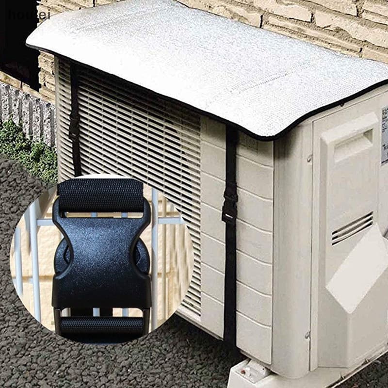houl Ar Condicionado Exterior À Prova De Chuva Cobertura De D'água Limpeza Anti-Pó Neve Manter Ferramentas