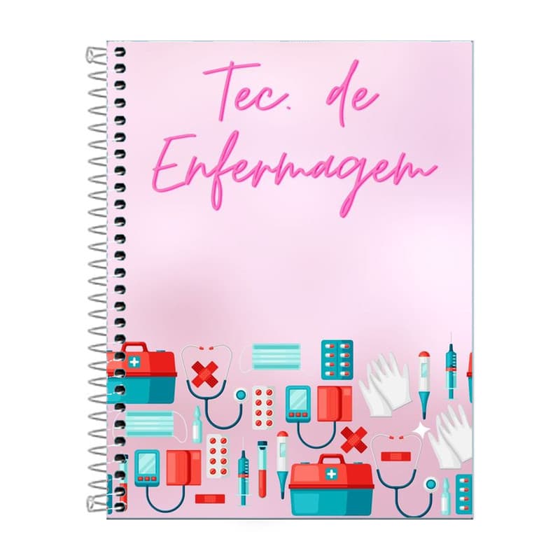Caderno Tecnico de Enfermagem 1 Matéria 80 Folhas