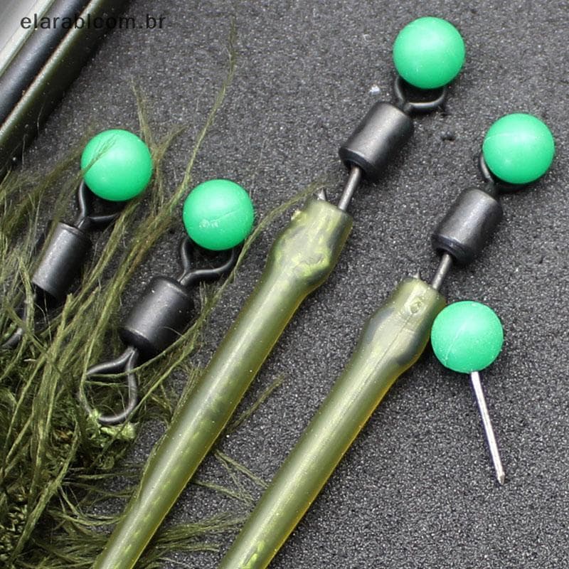 100 Peças Acessórios Para Equipamento De Pesca De Carpa Pinos Sobressalentes Cabelo Ronnie Rig
