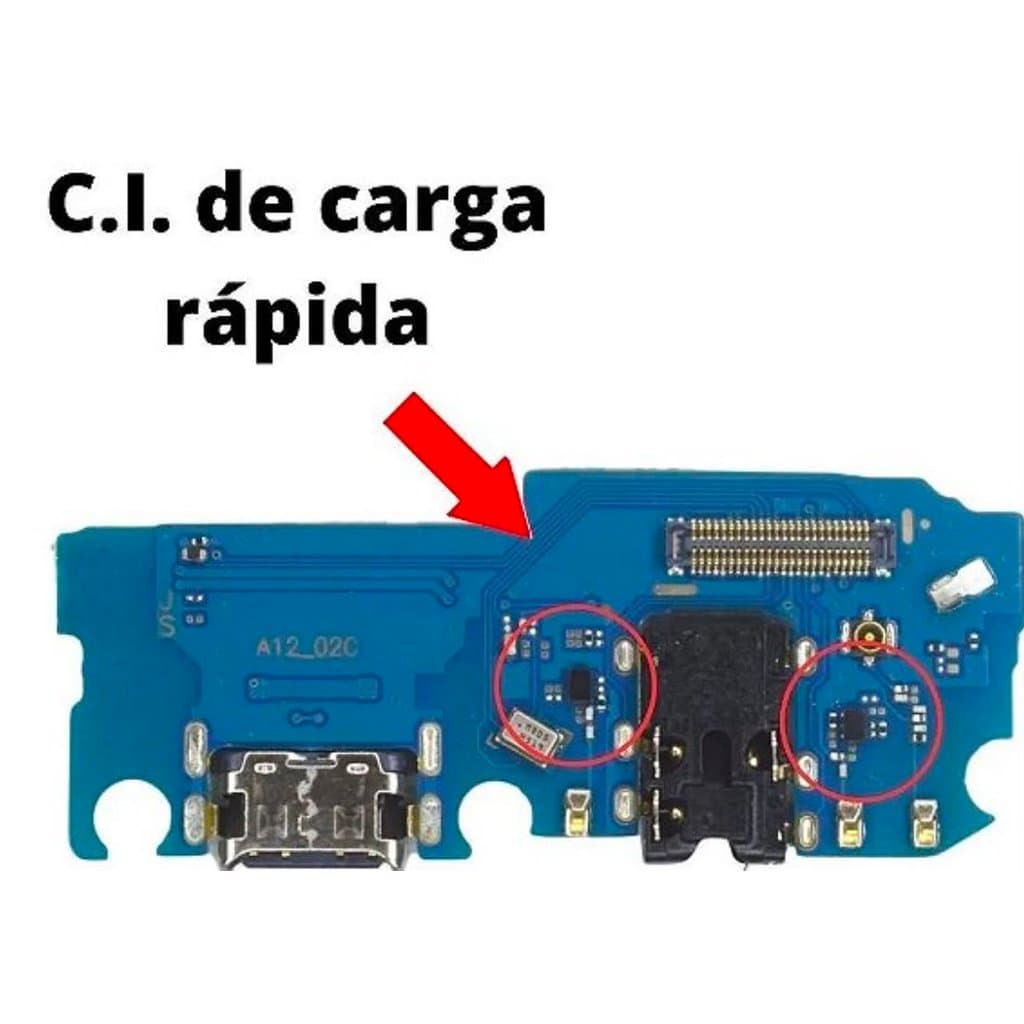 Placa Conector De Carga C/ Microfone Para Samsung A12 A125m