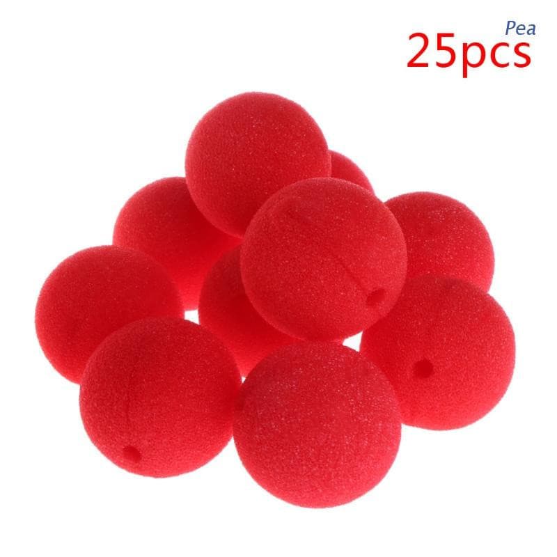 Pea 25 Pçs / Nariz Palhaço Para Festa / Fantasia Halloween