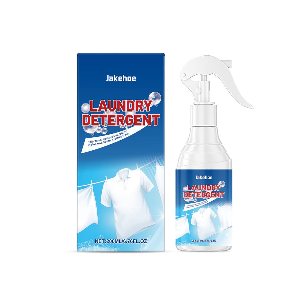 O detergente para lavanderia Jakehoe é um agente de limpeza suave e prático para uso diário, removendo manchas e sujeira