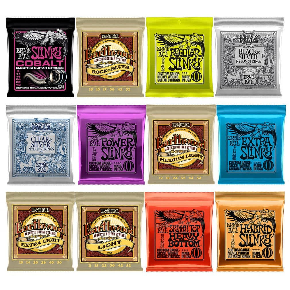 Conjunto De Cordas Para Guitarra Elétrica Ernie Ball , Acústicas