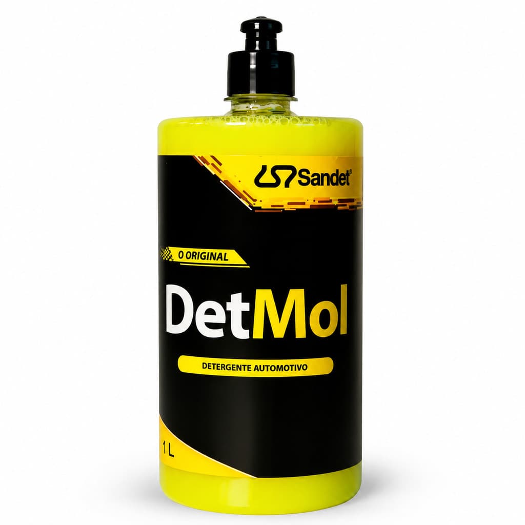 Shampoo Automotivo Sandet Detmol Limpeza Pesada 1L Brilho