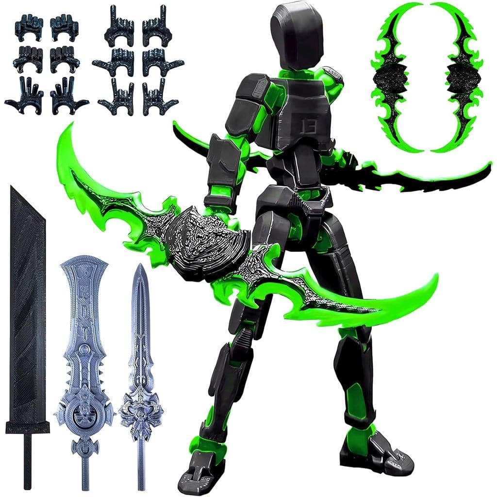 Conjunto de figuras de ação altuco T13, a figura Titan 13 vem com vários acessórios, presente de Natal para crianças (pr