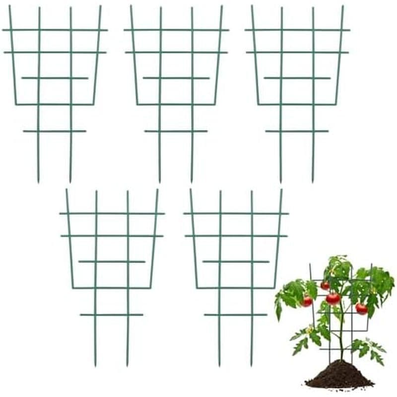 Treliça De Plantas S De 12 Polegadas Para Trepadeiras Internas , Mini Jardim Empilhável De Plástico De 5 Unidades Videir