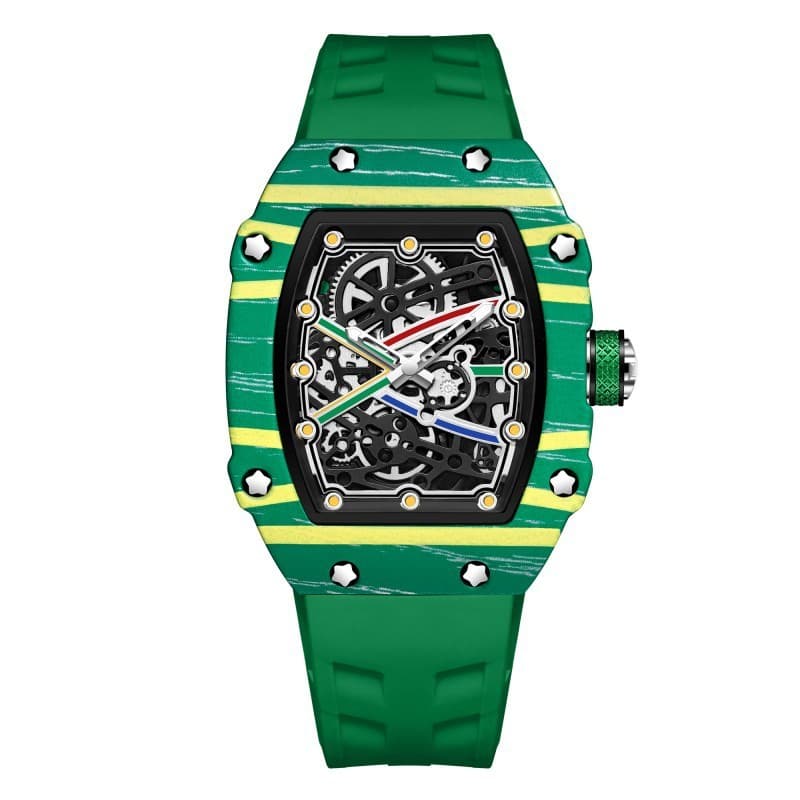 Relógio masculino ultra-fino em formato de barril, relógio de pulso de marca, relógio de quartzo, masculino eleg