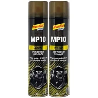KIT COM 2 UNIDADES - Silicone Spray 300ml Mp10 Mundial Prime - KIT COM 2 UNIDADES