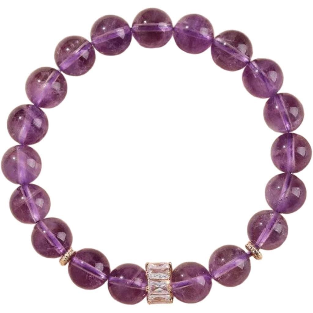 Pulseira de Quartzo Rutilado Dourado e Citrino Little Overlord, Pulseira de Boa Sorte e Riqueza, pulseira feminina com o