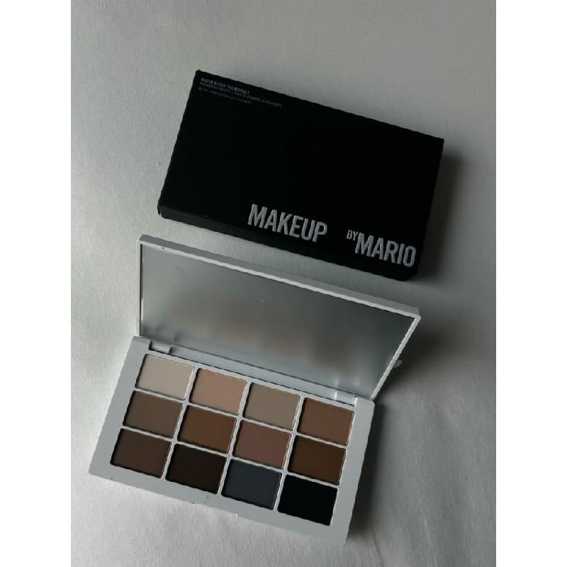 Paleta De Sombras De 12 Cores , Tons Metálicos Marrom Café E nude , Brilho Fosco Acabamento Metálico , Maquiagem Esfumaç