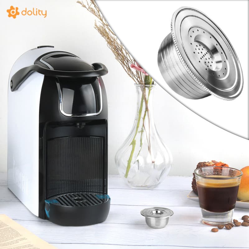 [Acituna] Adaptador De Café Reutilizável Recarregável De Aço Inoxidável 304 , Conversor De Filtros De Copo , Para Máquin