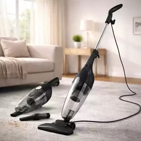Aspirador Poeira Portatil Vertical 2 em 1 com Fio 110v Potente Leve