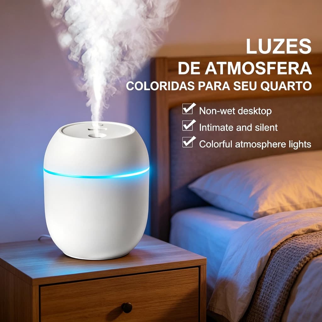 5 Pcs Umidificador T - Shaped, Branco, VersãO Mini, Desconto Exclusivo. NãO Perca