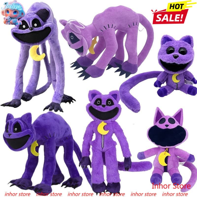 Brinquedo de Pelúcia Smiling Critters de 50CM, Brinquedos de Pelúcia Catnap Poppy Playtime, Brinquedos de Pelúcia Smilin