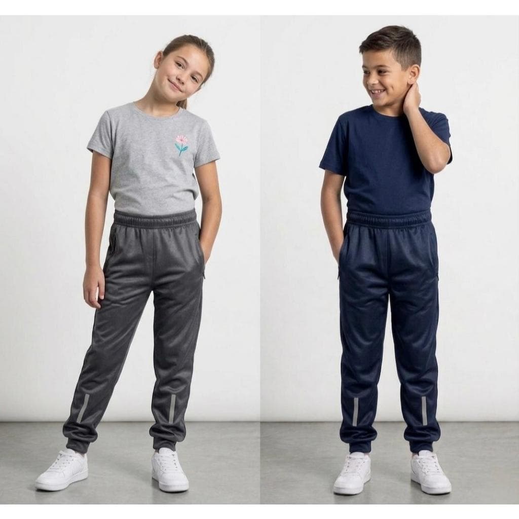 Kit 2 Calças Uniforme Escolar Chimpa Infantil Unissex Para Uniforme Escola e Lazer Dia a Dia Promoção