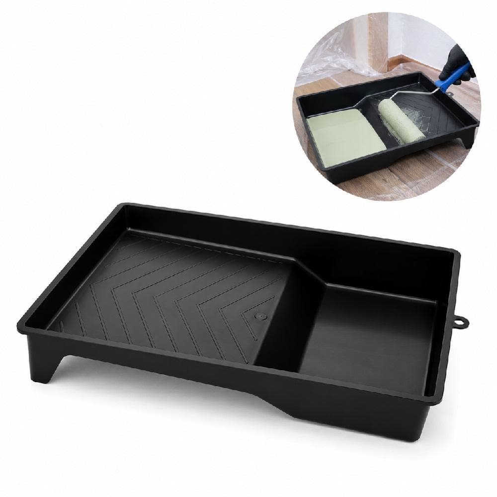 BANDEJA PARA PINTURA 1000ML GRANDE REFORÇADA PLÁSTICO PROFISSIONAL PARA ROLO DE TINTA ANTI DESPERDÍCIO CONSTRUÇÃO OBRA