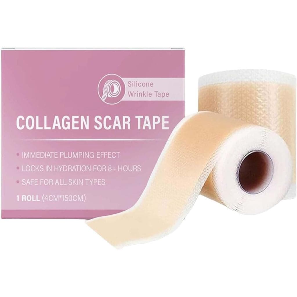 Fita de Colágeno Scarlette, Fita de Colágeno para Cicatrizes e Rugas, Folhas de Silicone para Cicatrizes no Rosto, Melho