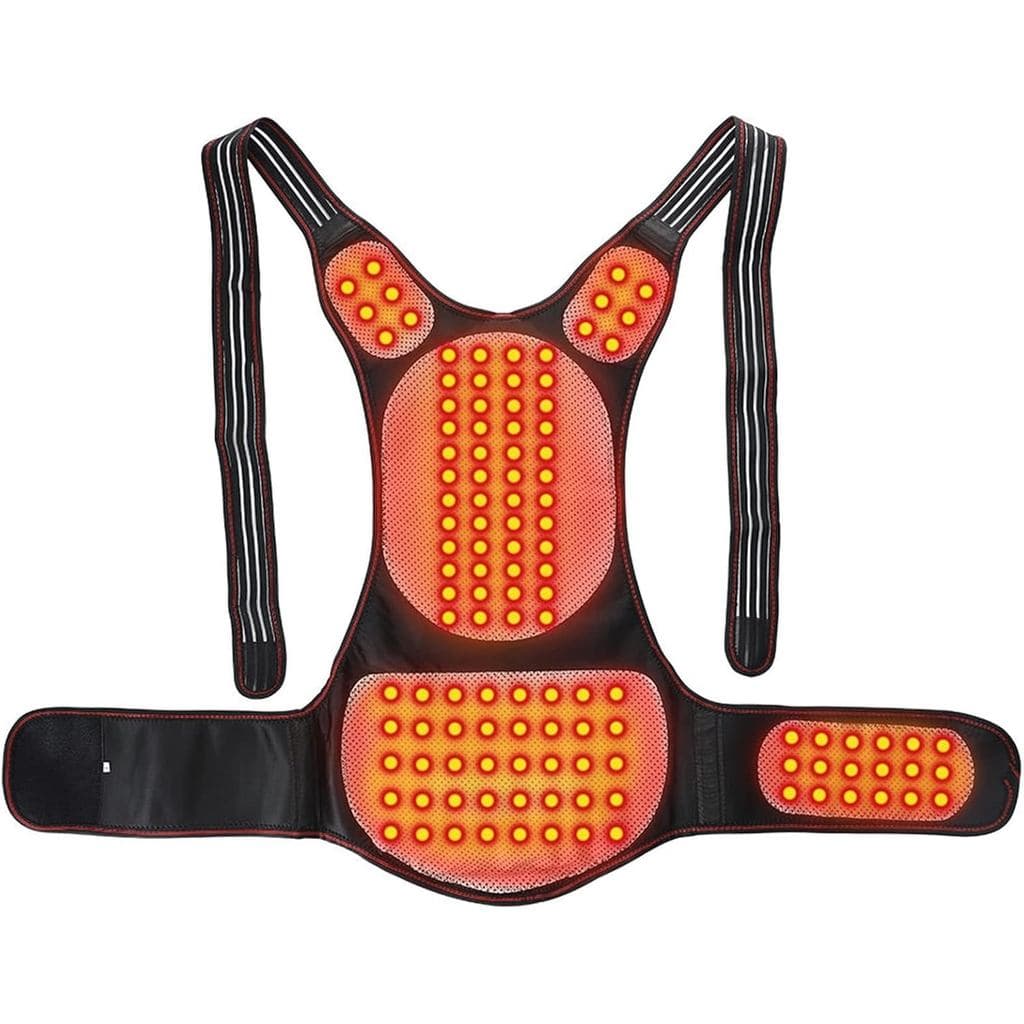 Colete Térmico para Terapia de Aquecimento para Mulheres e Homens, para usar sob a roupa, com suporte magnético para cos