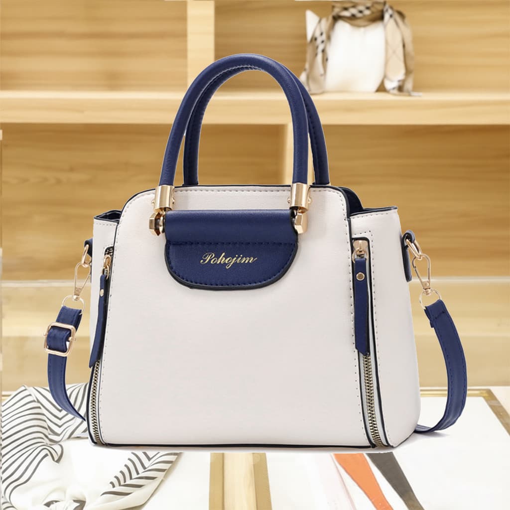 Nova moda feminina cor combinando bolsa versão coreana bolsa mensageiro de ombro