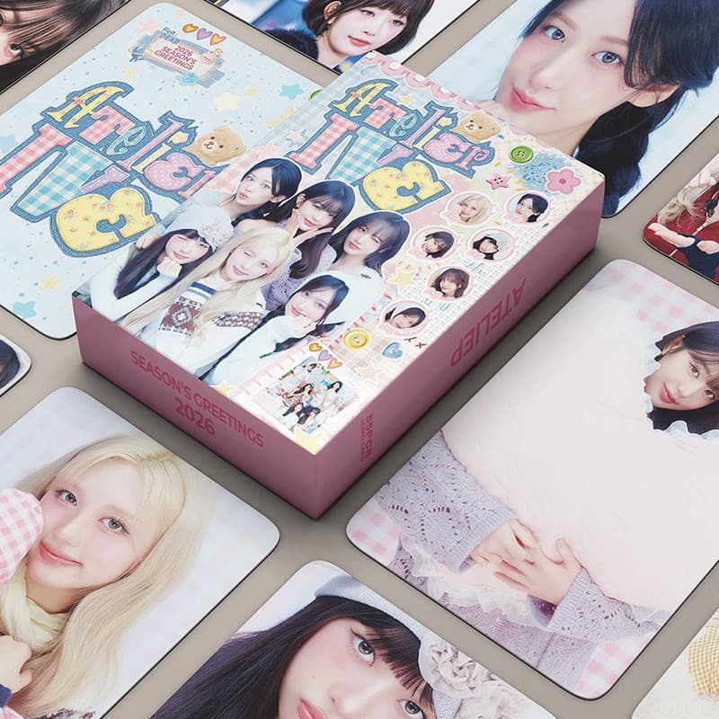 55 peças/caixa, álbum de cartões fotográficos IVE KPOP, coleção de cartões LOMO ATELIEP Attitude Empathy JL1I DWBM