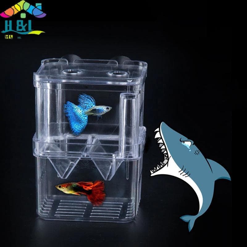 Caixa De Isolamento Para Criação De Peixes , H & L , Camada Dupla , Transparente , Aquário , Tanque Casa Incubação { th