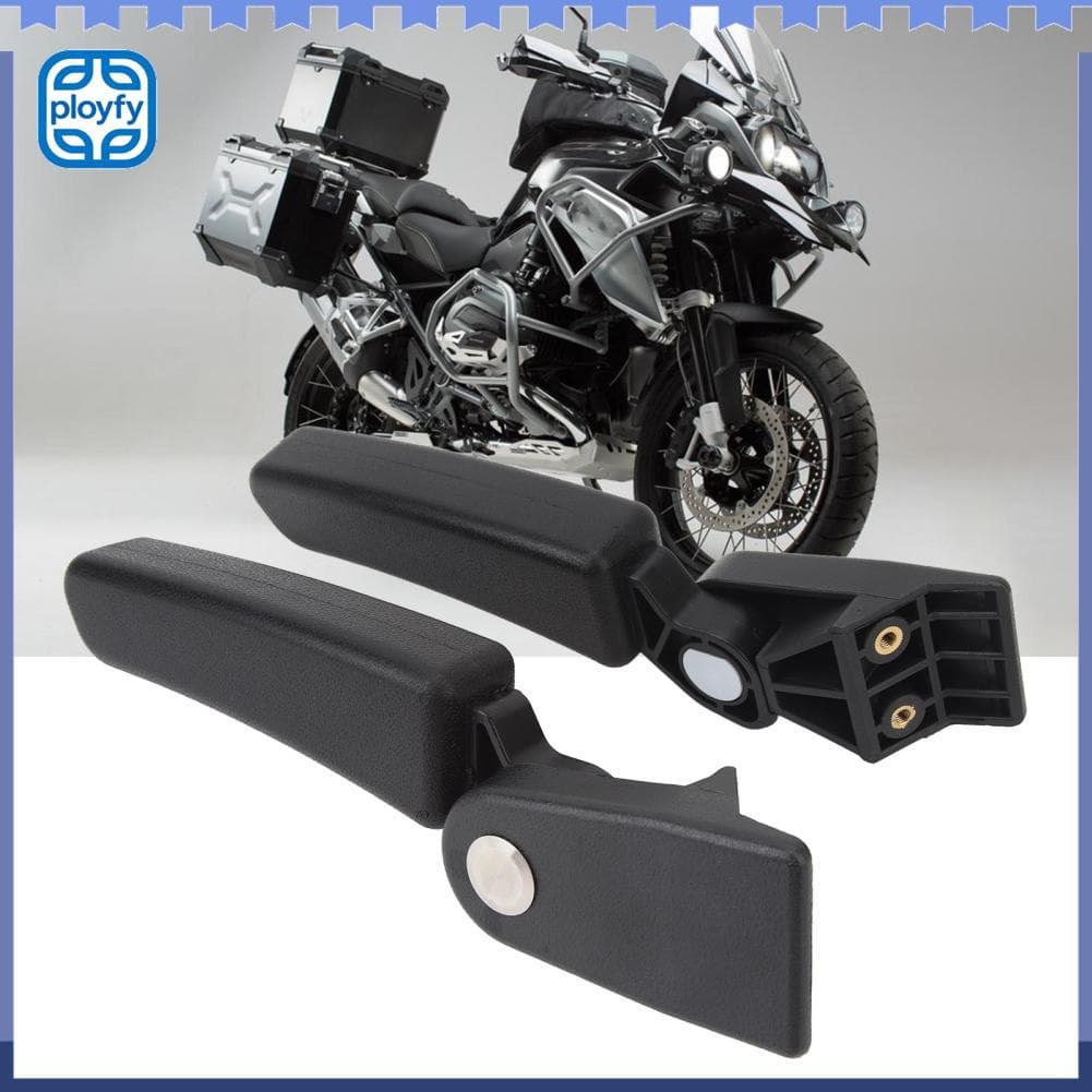 Ployfy Ployfy para apoio de braço da motocicleta Apoio de braço do passageiro da motocicleta ABS plástico preto