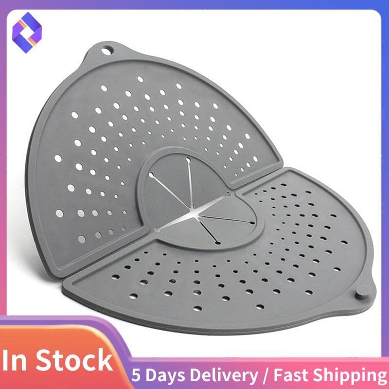 Design Dobrável De Tela De Respingos De Silicone Para Frigideiras-10 , 11 , 12 Polegadas-Seguro Máquina De Lavar Louça