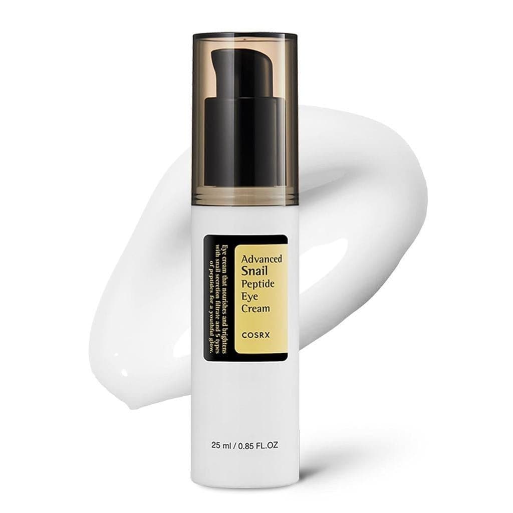 Sérum para Olhos com Peptídeos de Mucina de Caracol COSRX, 0,84 fl oz, 73,7% de muco de caracol e niacinamida, cuidado p