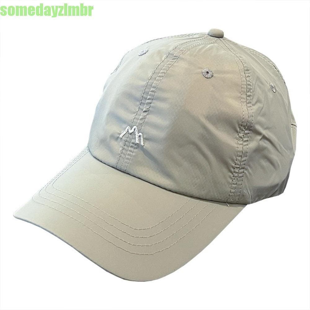 SOMEDAYZL0M Boné De Secagem Rápida , Esportivo Snapback De Cor Sólida Beisebol Ultrafino Ajustável Com Viseira