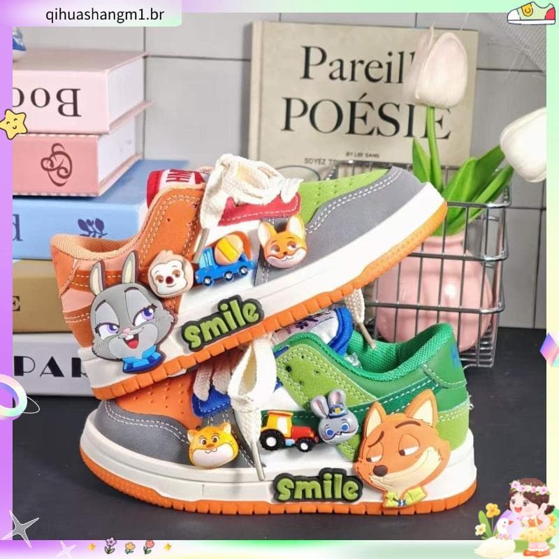 Carro crianças sapatos animais crianças meninos tênis 2 026 sapatos casuais novo estilo meninas pato mandarim ins sapato