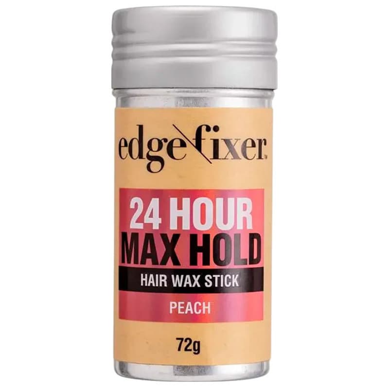Cera capilar em bastão Edge Fixer 24 Hour Max Hold Hair Wax Stick Kiss NY - peach