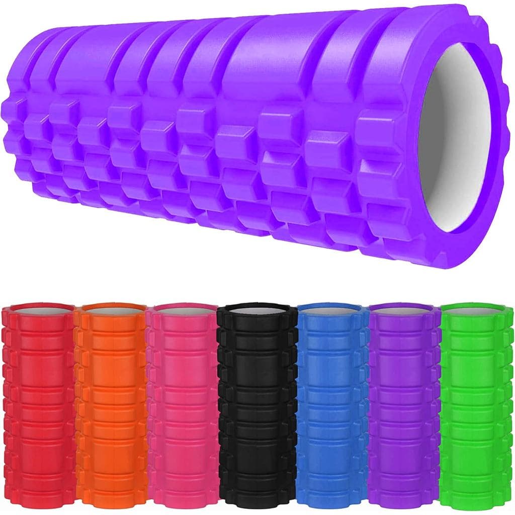 Rolo de Espuma para Massagem de Tecidos Profundos, Terapia de Pontos de Gatilho, Massajador Muscular para Yoga, Exercíci