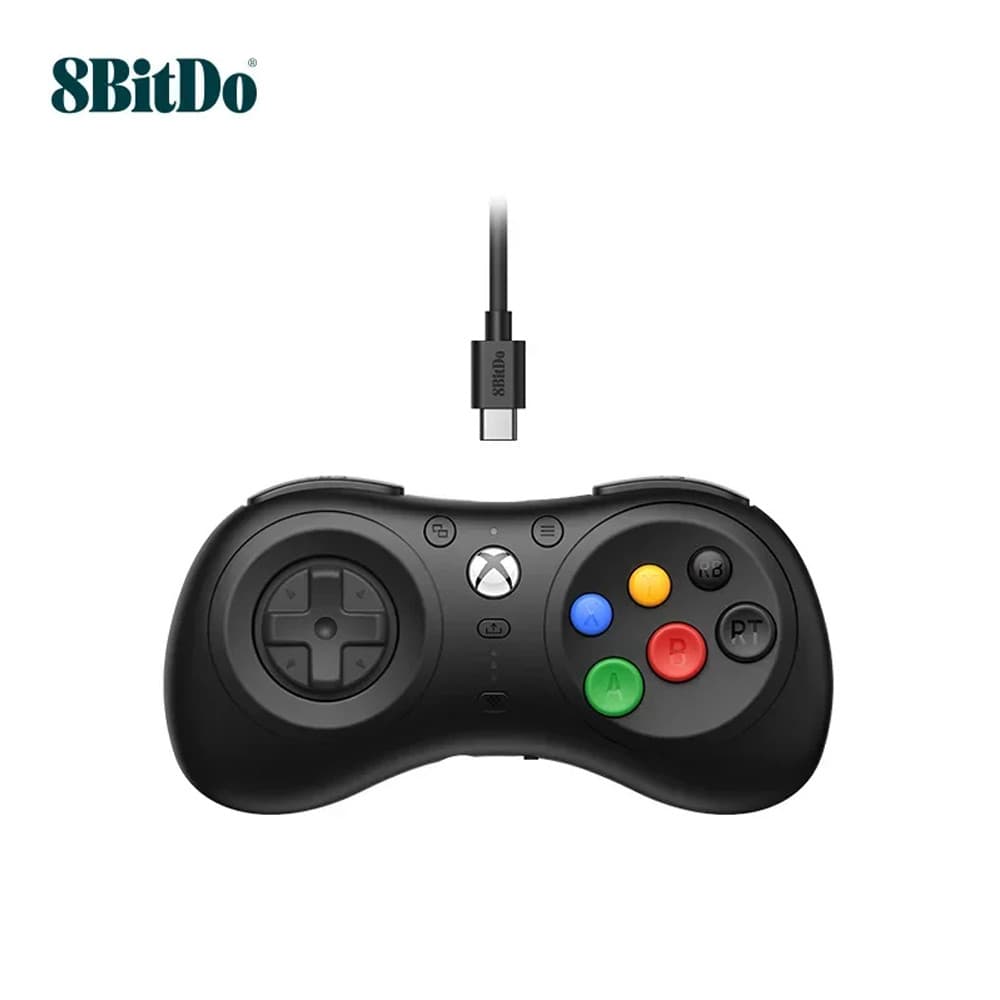 Gamepad Com Fio 8BitDo M30 Para Xbox Series X | S , One E Windows , Layout De 6 Botões , Oficialmente Licenciado
