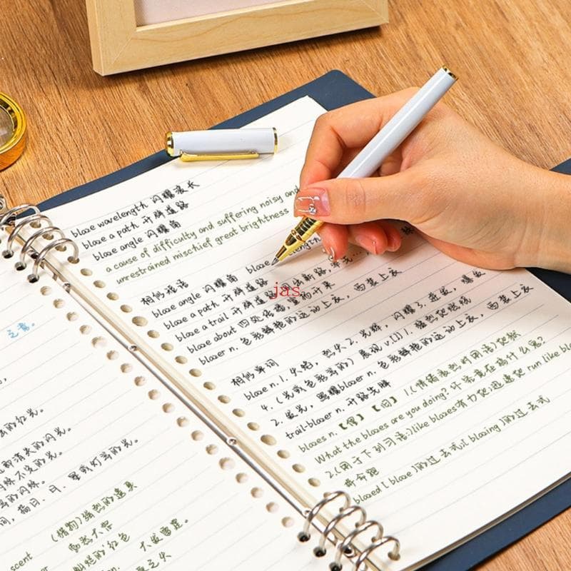Anéis Removíveis B5 Caderno Escrita Reciclado Recarregável Planejador Para Estudante Profission