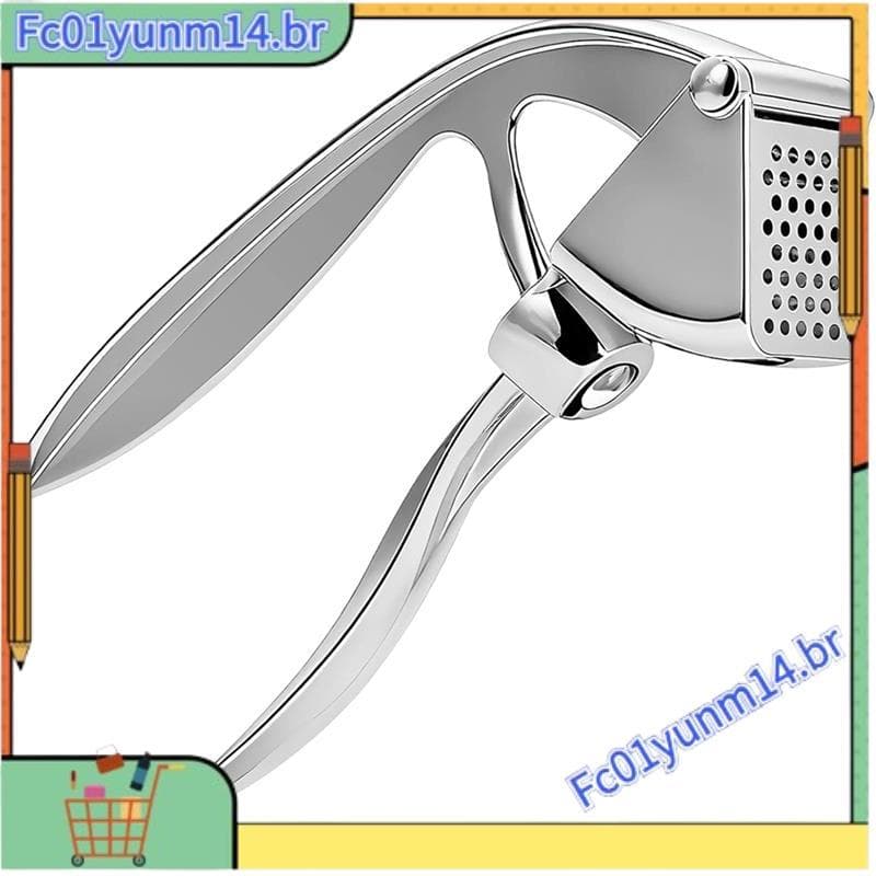 Prensa De Alho Com Cabo Ergonômico-Metal , Seguro Para Máquina De Lavar Louça , Picador Resistente À Prova De Ferrugem ,